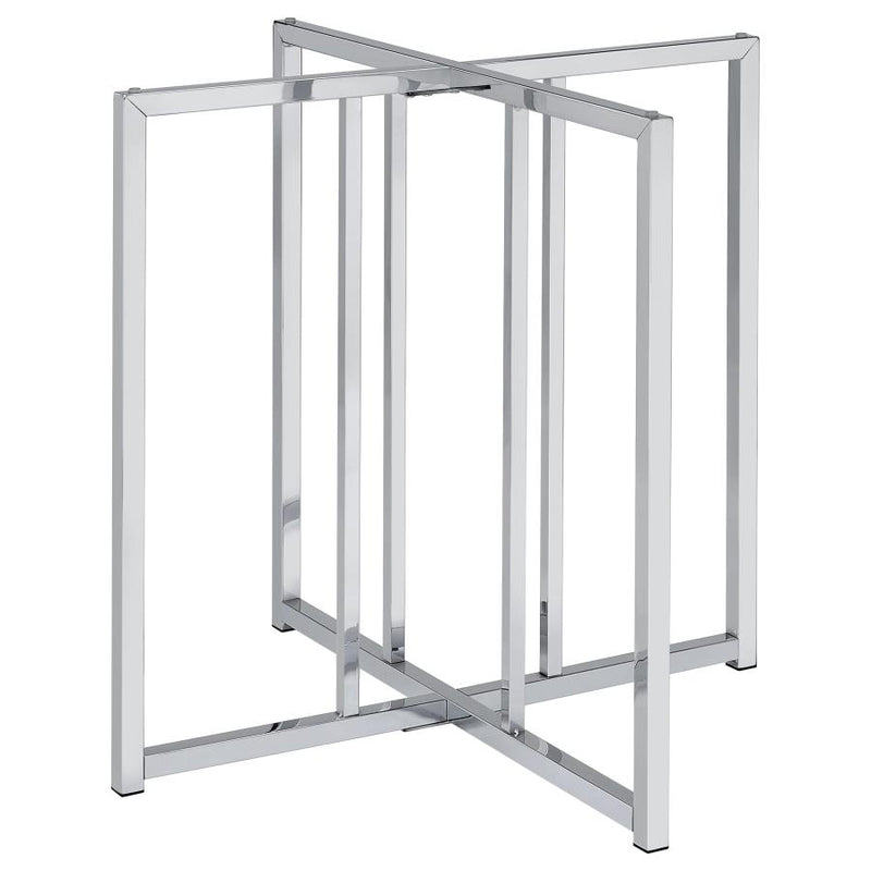 Pace Geometric Metal Dining Table Base