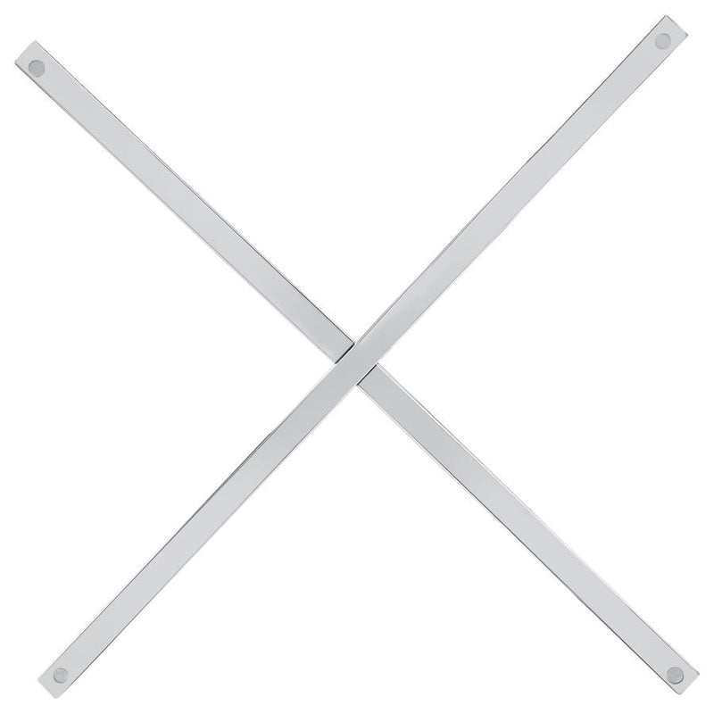 Pace Geometric Metal Dining Table Base
