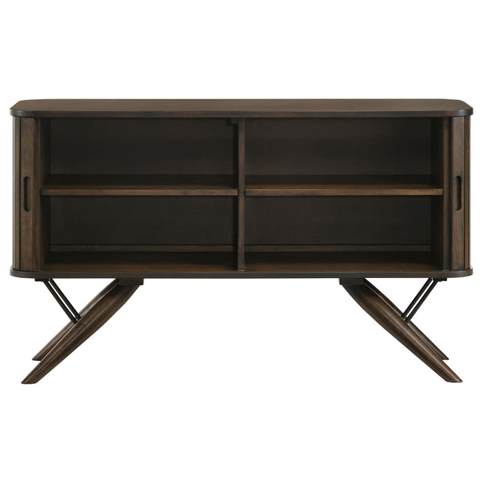 Wes 2-door Rectangular Server Dark Walnut