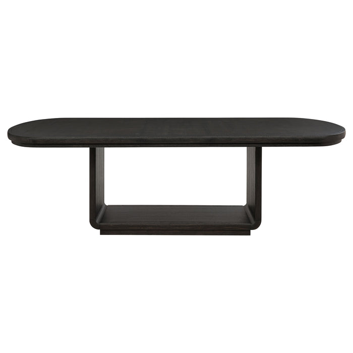 Leandro Rectangular Dining Table Set Burnished