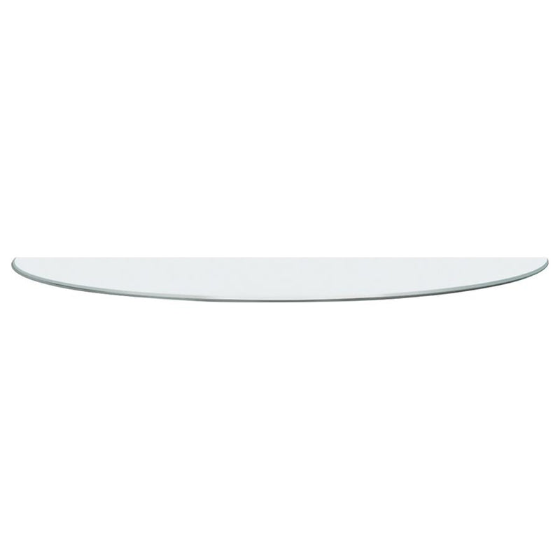 Naser 48-inch Round Glass Top Dining Table