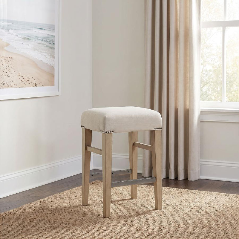 Naser Upholstered Counter Stool