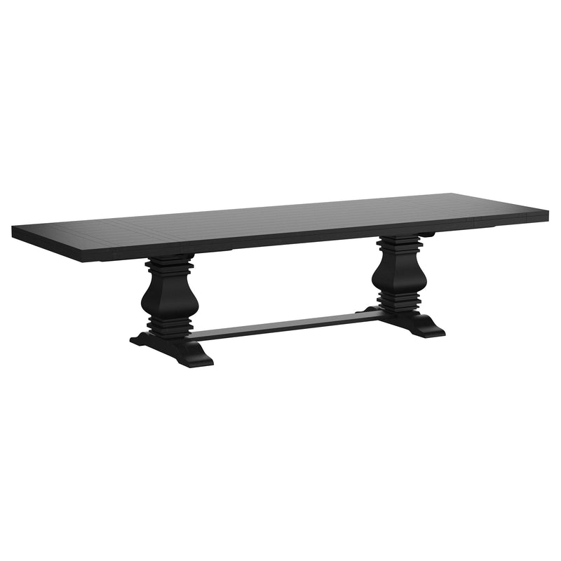 Juego de mesa de comedor extensible Florence de 126 pulgadas