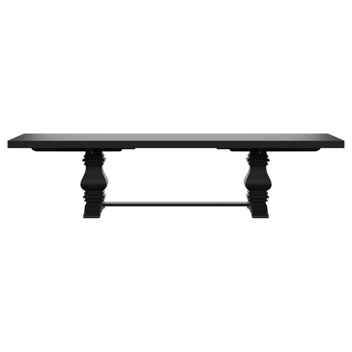 Florence  126-inch Extension Dining Table Set Beige