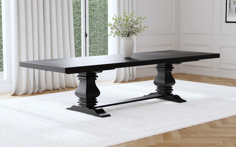 Mesa de comedor extensible Florence de 126 pulgadas