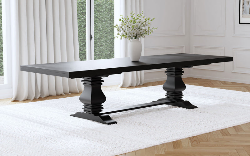 Mesa de comedor extensible Florence de 126 pulgadas