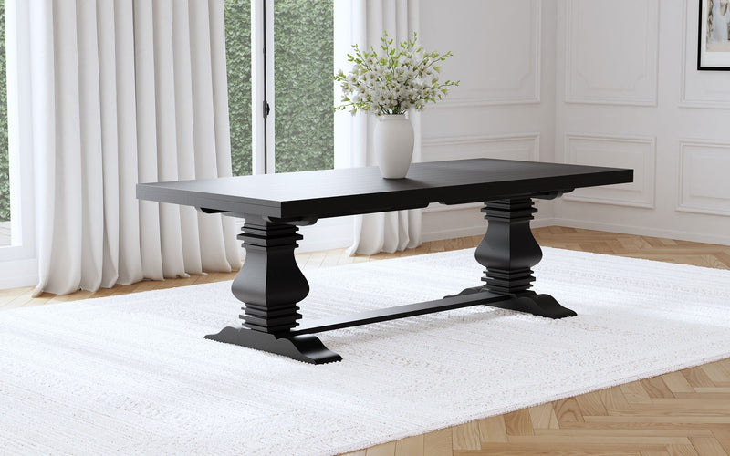 Mesa de comedor extensible Florence de 126 pulgadas