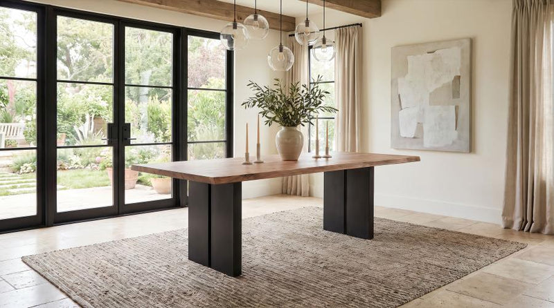 Bradshaw 80-inch Live Edge Wood Dining Table