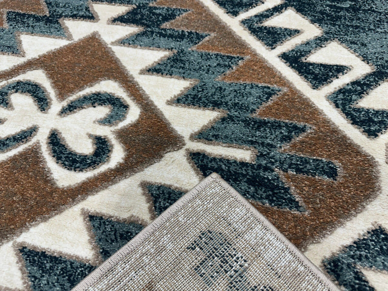K&D RUG DESIGN 12009 Navy 10x13 (9'2x12'5")"