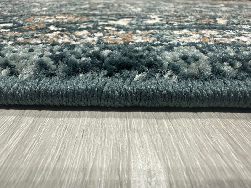 K&D RUG DESIGN 12010 Navy 10x13 (9'2x12'5")"