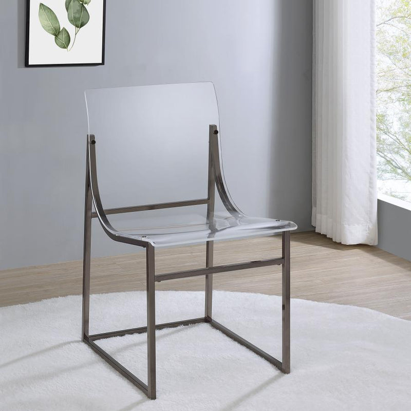 Adino Acrylic Dining Side Chair (Set of 2)