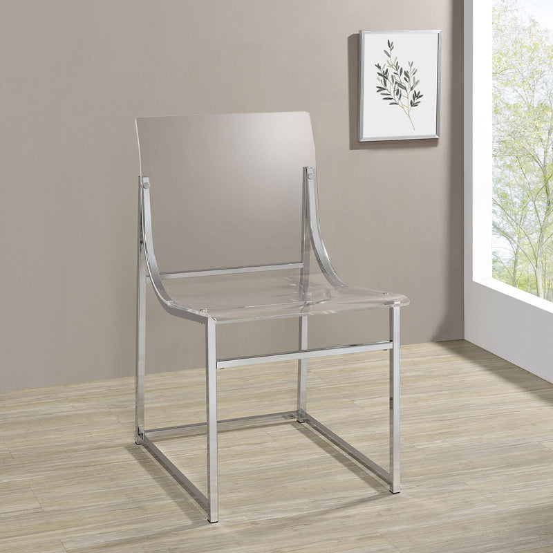 Adino Acrylic Dining Side Chair (Set of 2)