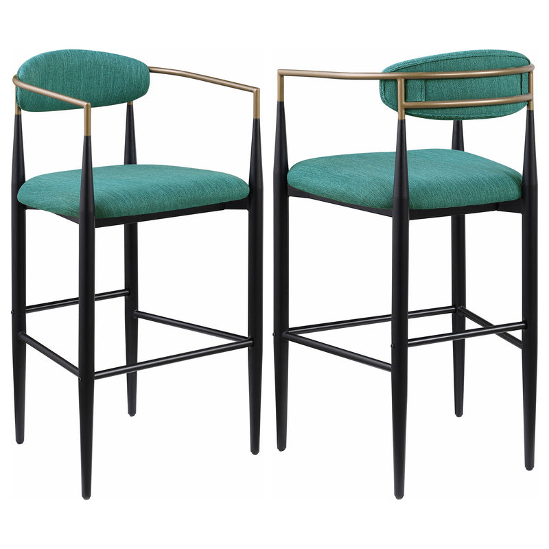 Tina Fabric Upholstered Bar Chair (Set of 2)