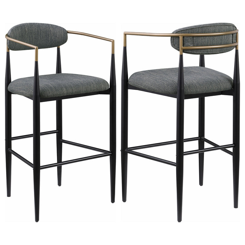 Tina Fabric Upholstered Bar Chair (Set of 2)