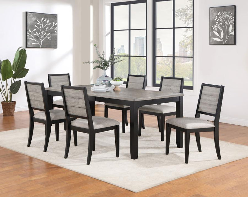 Juego de comedor con hoja de extensión rectangular Elodie