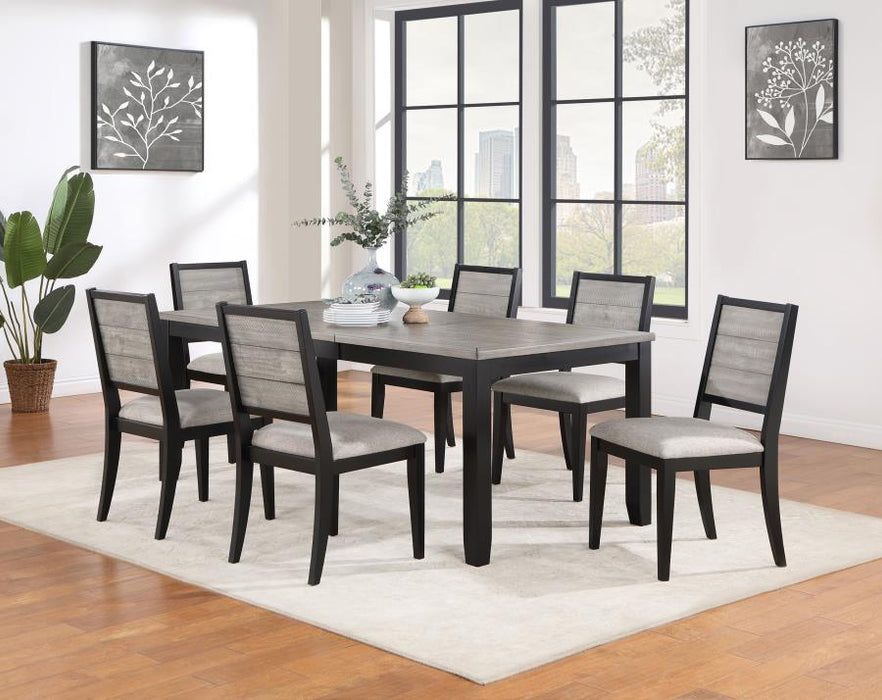 Elodie Rectangular Extension Leaf Dining Set