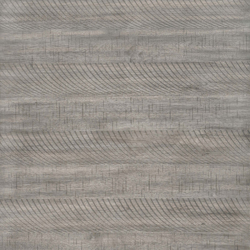 Silla auxiliar de comedor Elodie de madera, gris y negra (juego de 2)