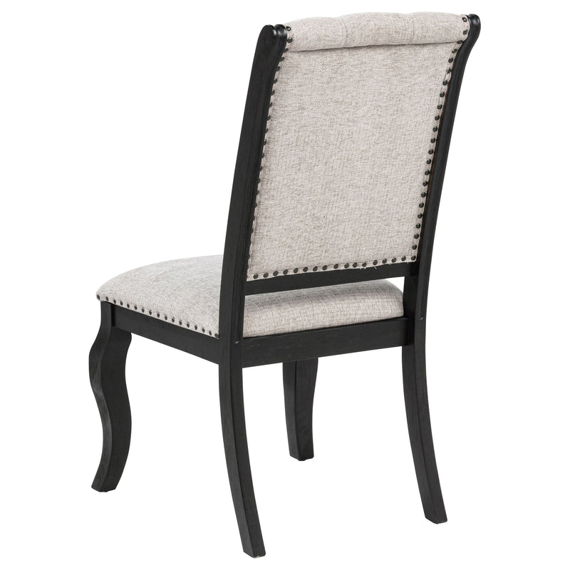 Juego de comedor rectangular Phelps de 9 piezas Noir envejecido