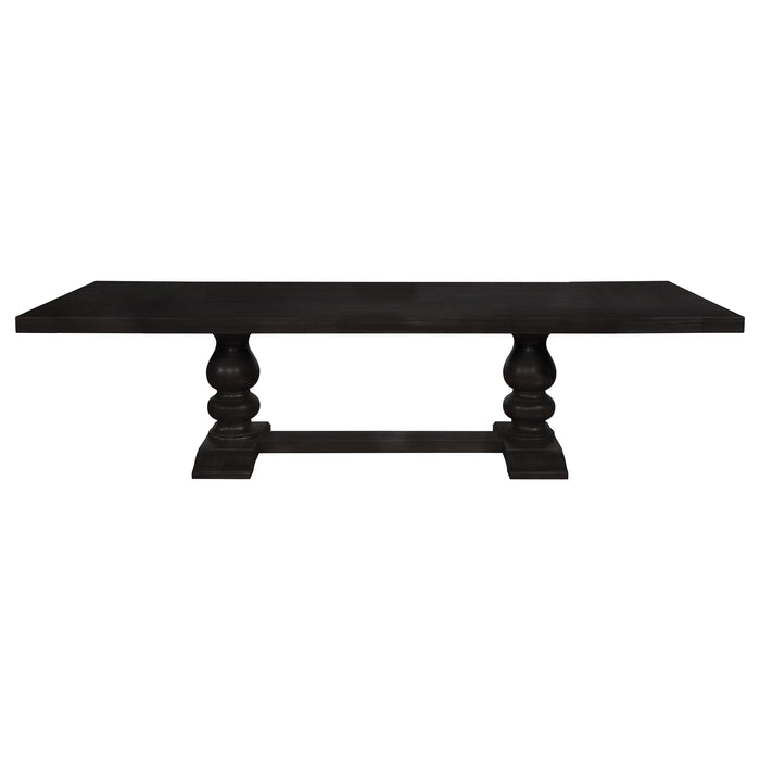 Phelps Rectangular Dining Table Antique Noir