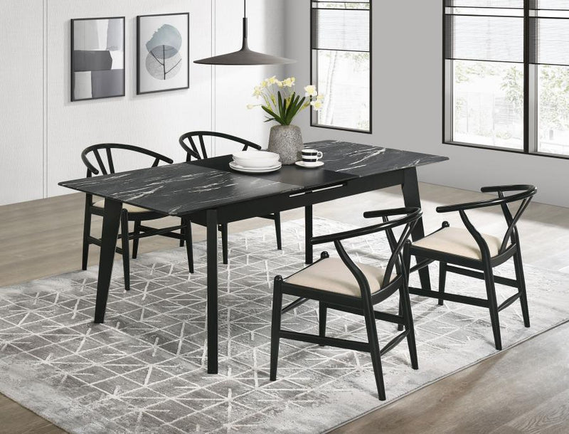 Juego de mesa de comedor con extensión Crestmont