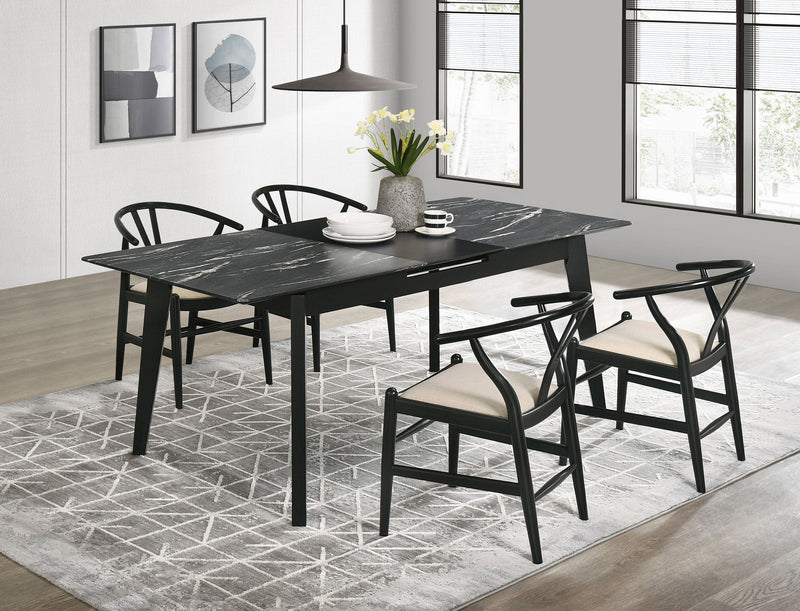 Juego de mesa de comedor con extensión Crestmont