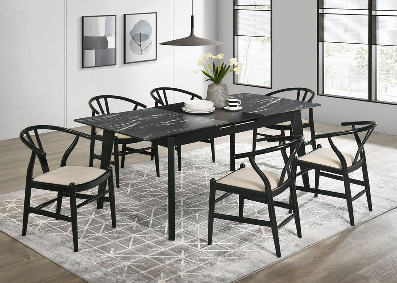 Juego de mesa de comedor con extensión Crestmont