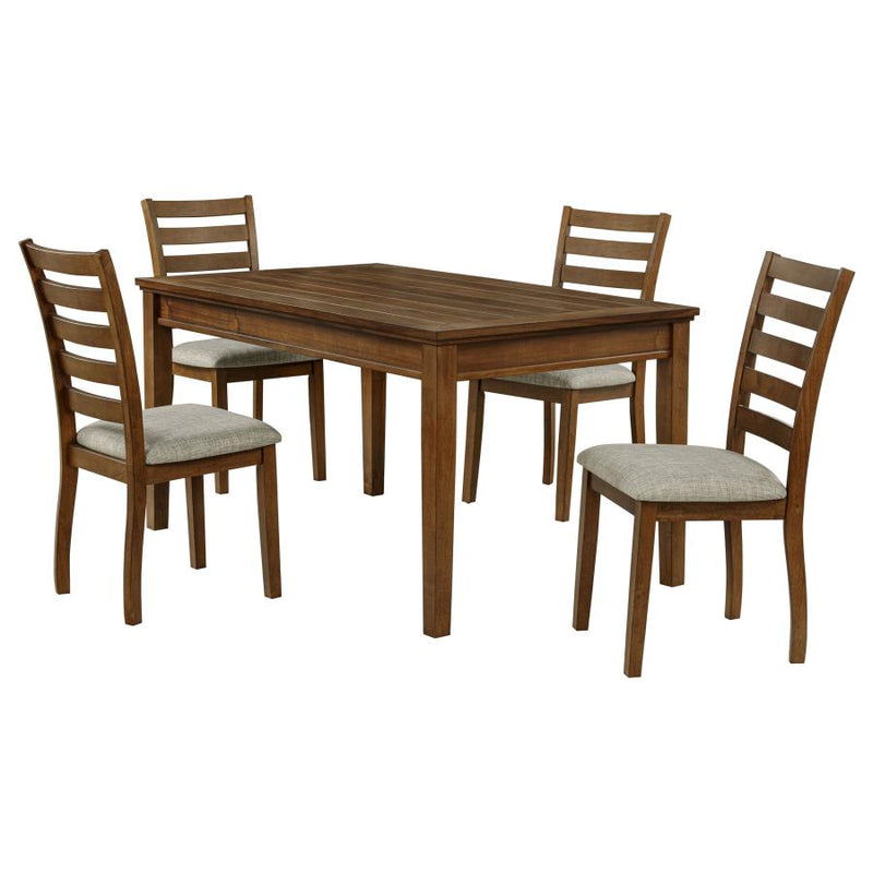 Atwood 5-piece Rectangular Wood Dining Set