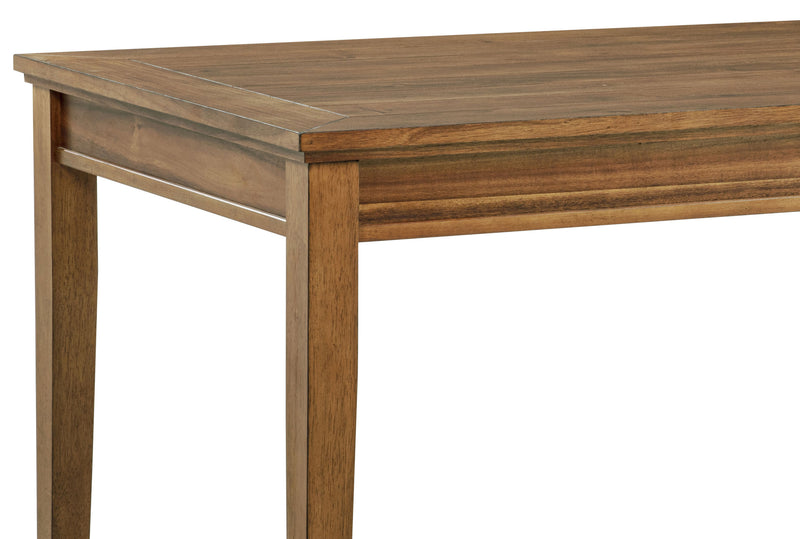 Juego de comedor rectangular de madera de 5 piezas Atwood, marrón cálido