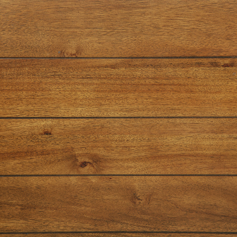 Mesa de comedor rectangular de madera Atwood, marrón cálido