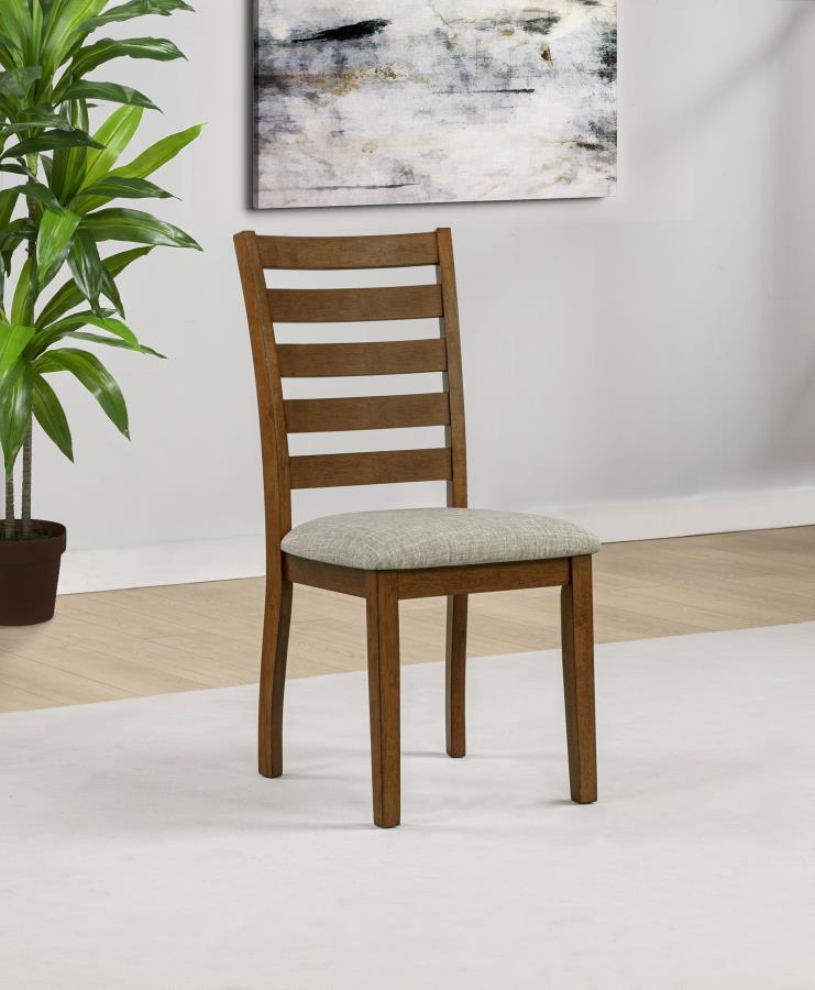 Atwood Wood Dining Side Chair Upholstered Seat