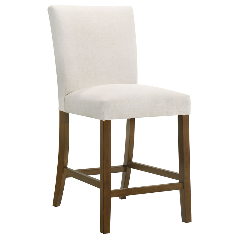 Sillas de comedor tapizadas Paxton de altura de mostrador, verdes (juego de 2)