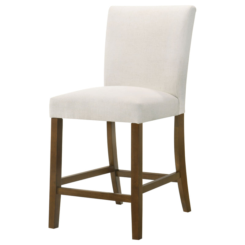 Sillas de comedor tapizadas Paxton de altura de mostrador, verdes (juego de 2)
