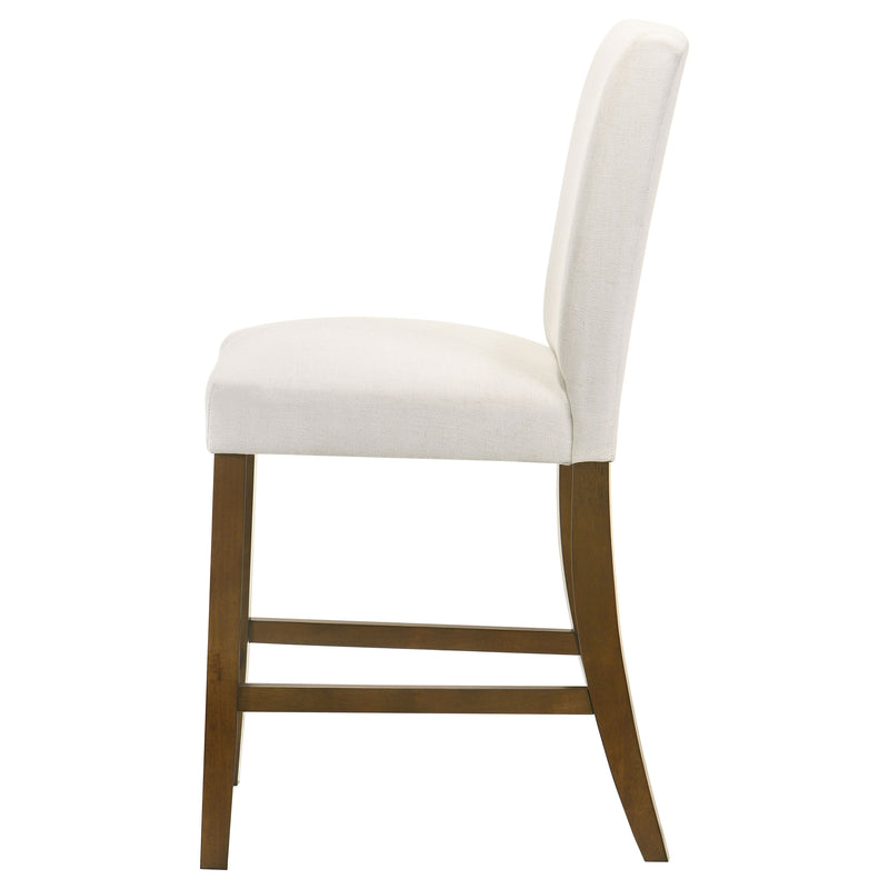Sillas de comedor tapizadas Paxton de altura de mostrador, verdes (juego de 2)