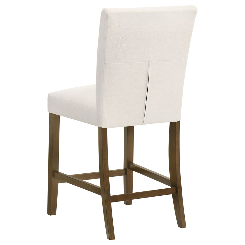 Sillas de comedor tapizadas Paxton de altura de mostrador, verdes (juego de 2)