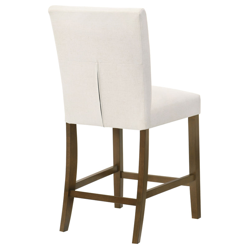 Sillas de comedor tapizadas Paxton de altura de mostrador, verdes (juego de 2)