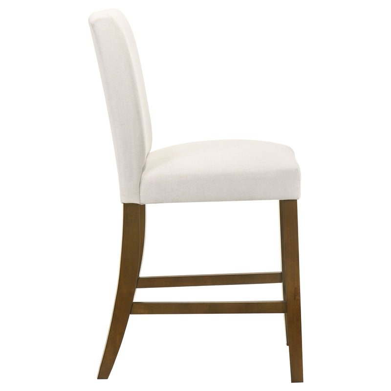 Sillas de comedor tapizadas Paxton de altura de mostrador, verdes (juego de 2)