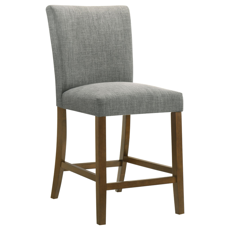 Sillas de comedor tapizadas Paxton de altura de mostrador, verdes (juego de 2)