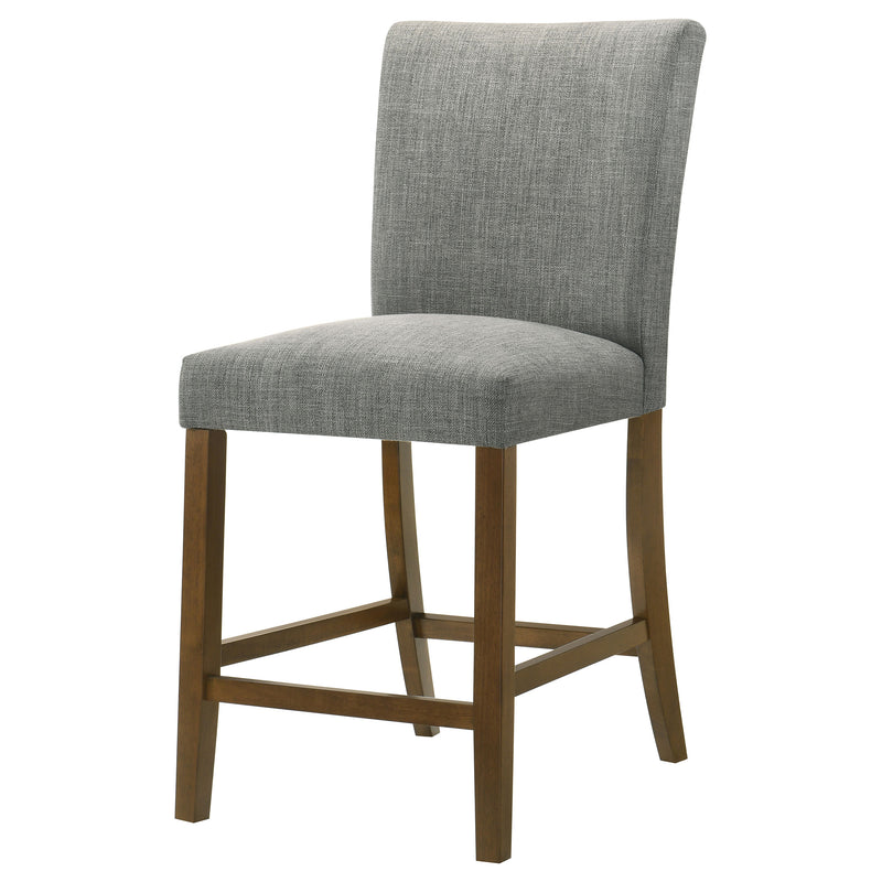 Sillas de comedor tapizadas Paxton de altura de mostrador, verdes (juego de 2)