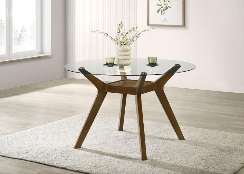 Paxton Round 48-inch Glass Top