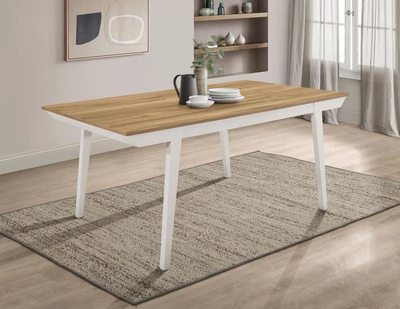 Mesa de comedor rectangular de madera Nogales de 71 pulgadas