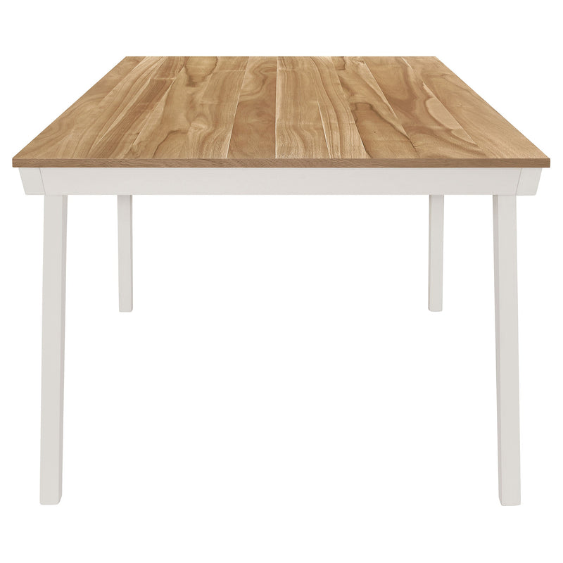 Mesa de comedor rectangular de madera Nogales de 71 pulgadas