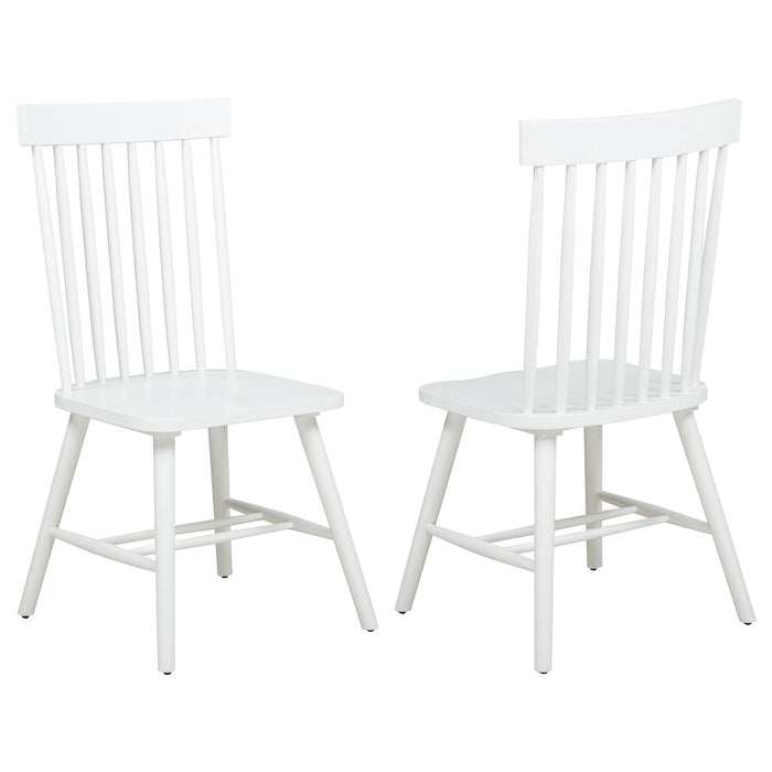 Andrews Windsor Spindle Back Dining Side Chair (Set of 2)