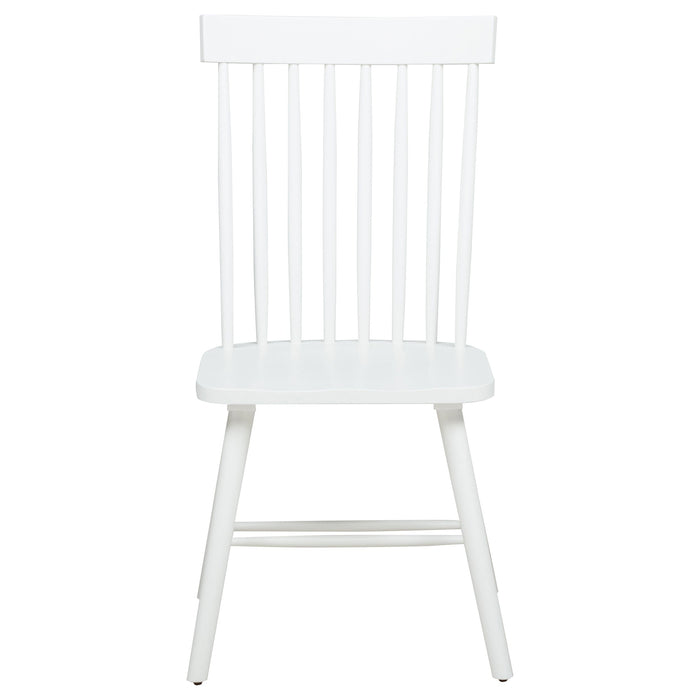 Andrews Windsor Spindle Back Dining Side Chair (Set of 2)