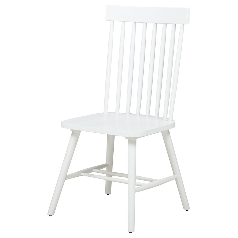 Silla de comedor lateral Andrews Windsor con respaldo de husillo (juego de 2)