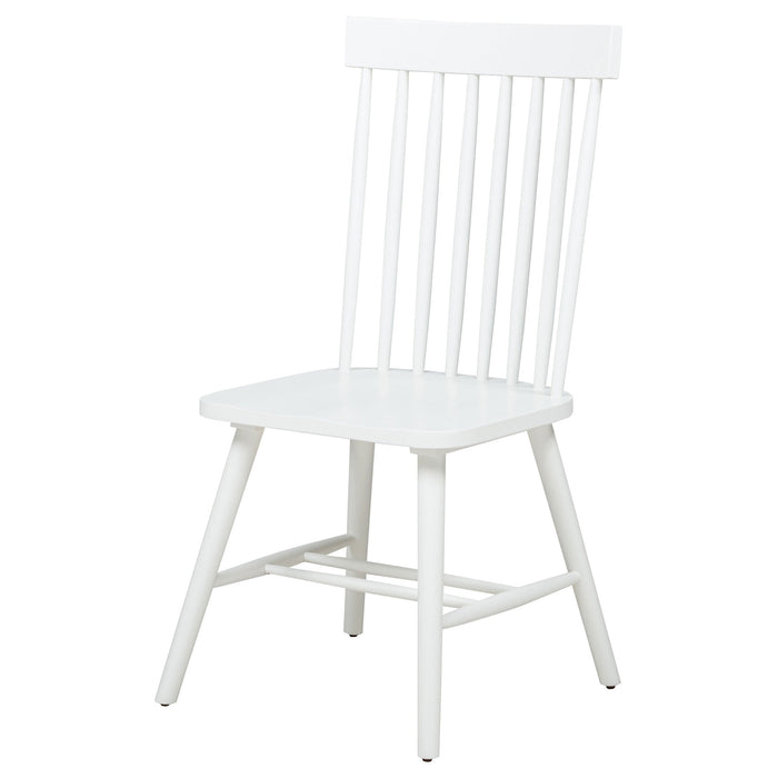 Andrews Windsor Spindle Back Dining Side Chair (Set of 2)