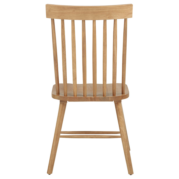 Andrews Windsor Spindle Back Dining Side Chair (Set of 2)