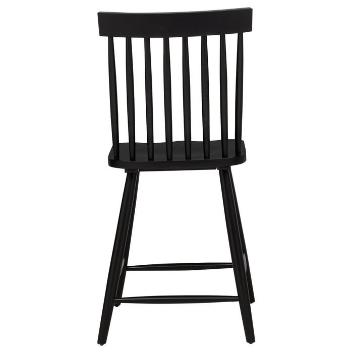 Andrews Windsor Counter Height Dining Side Chair (Set of 2)
