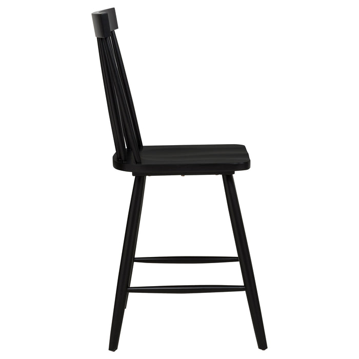 Andrews Windsor Counter Height Dining Side Chair (Set of 2)