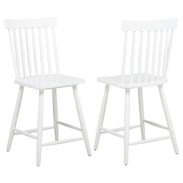 Andrews Windsor Counter Height Dining Side Chair (Set of 2)