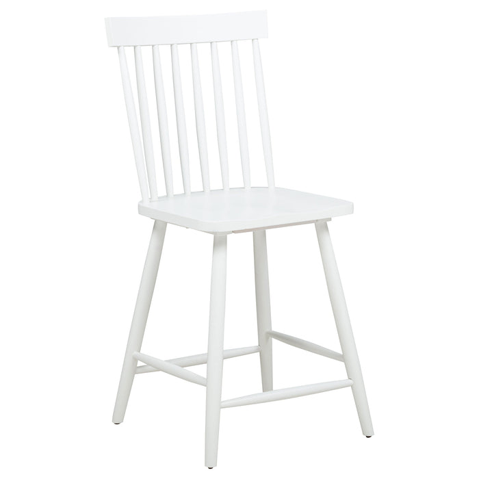 Andrews Windsor Counter Height Dining Side Chair (Set of 2)